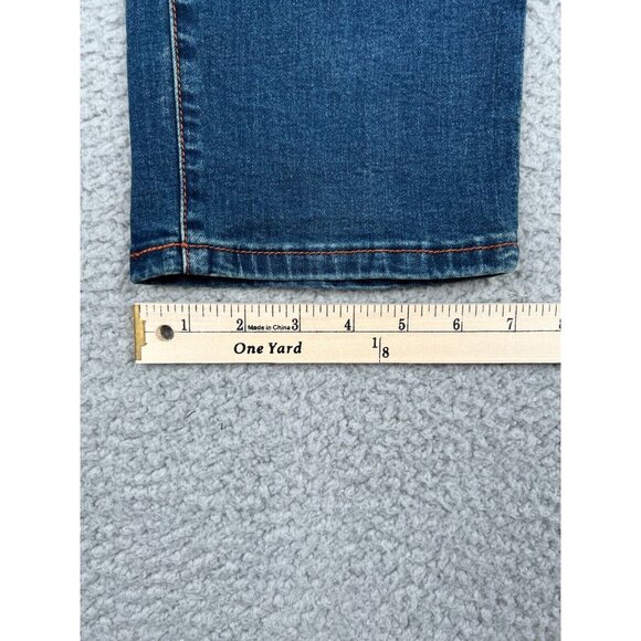 Ace of Diamond Western Bootcut Cowboy Distressed Jeans Men's 30x31 Blue Rodeo - Picture 7 of 11